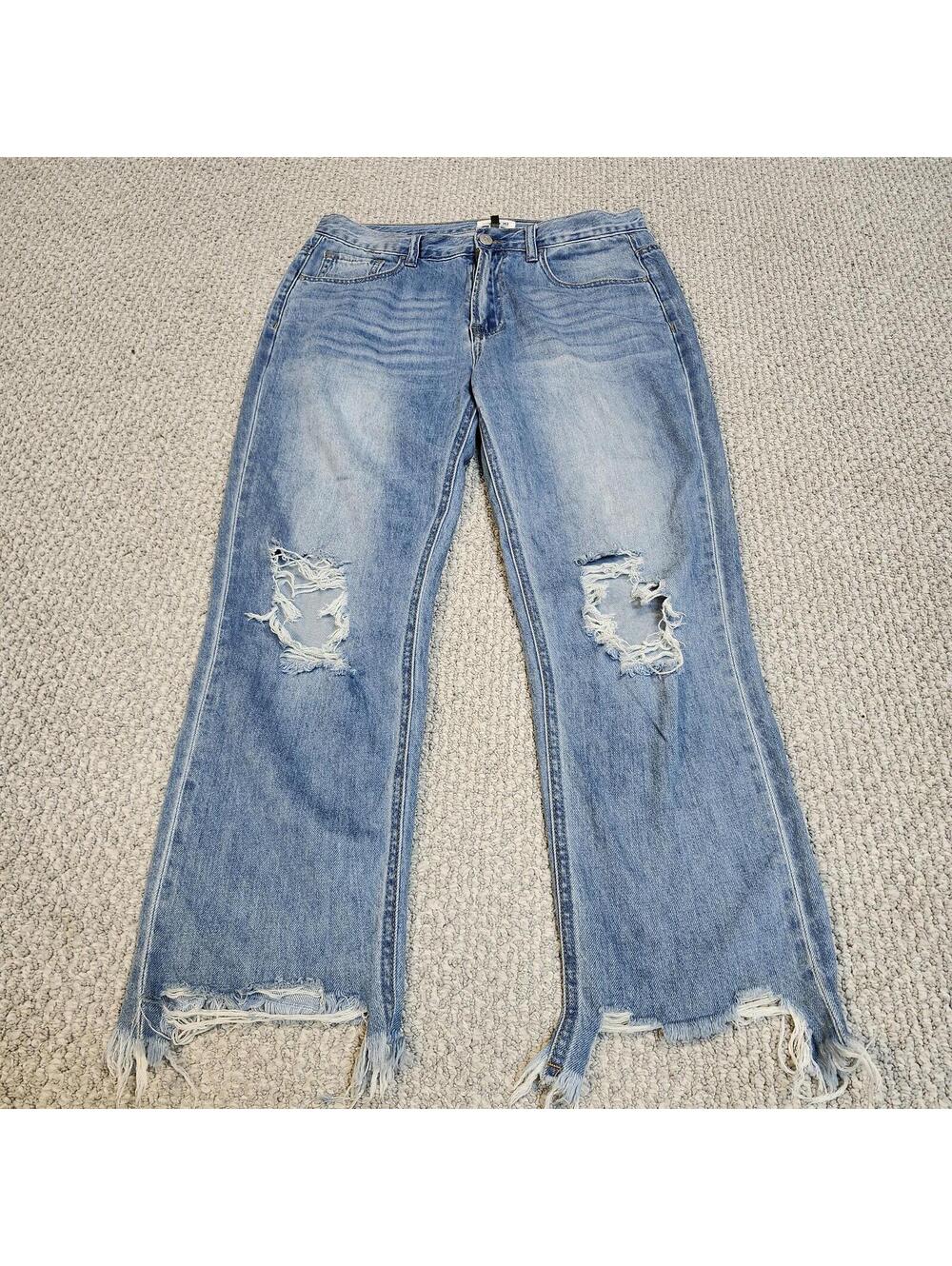 Insane Gene Distressed Light Blue Denim Jeans Size 29